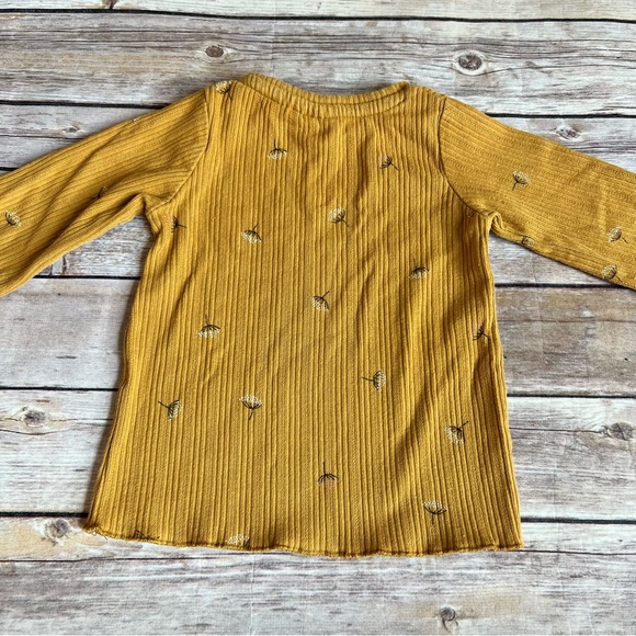 Zara Baby Ribbed Wildflower Top 9-12m - Picture 4 of 5